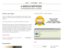 Tablet Screenshot of abridgebetween.net